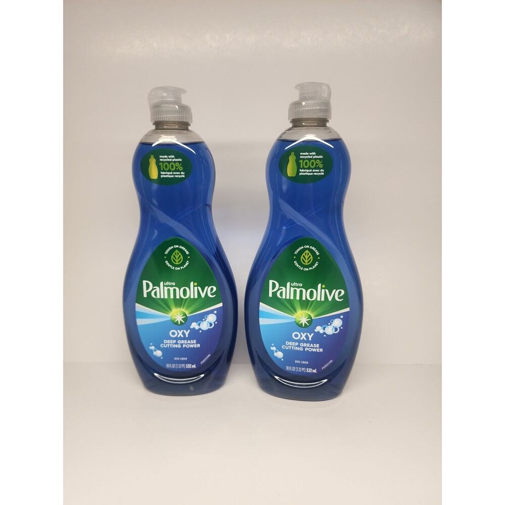 Palmolive Ultra Oxy Liquid Dish Soap, Power Degreaser, 18 fl oz ( 2 Bottle )